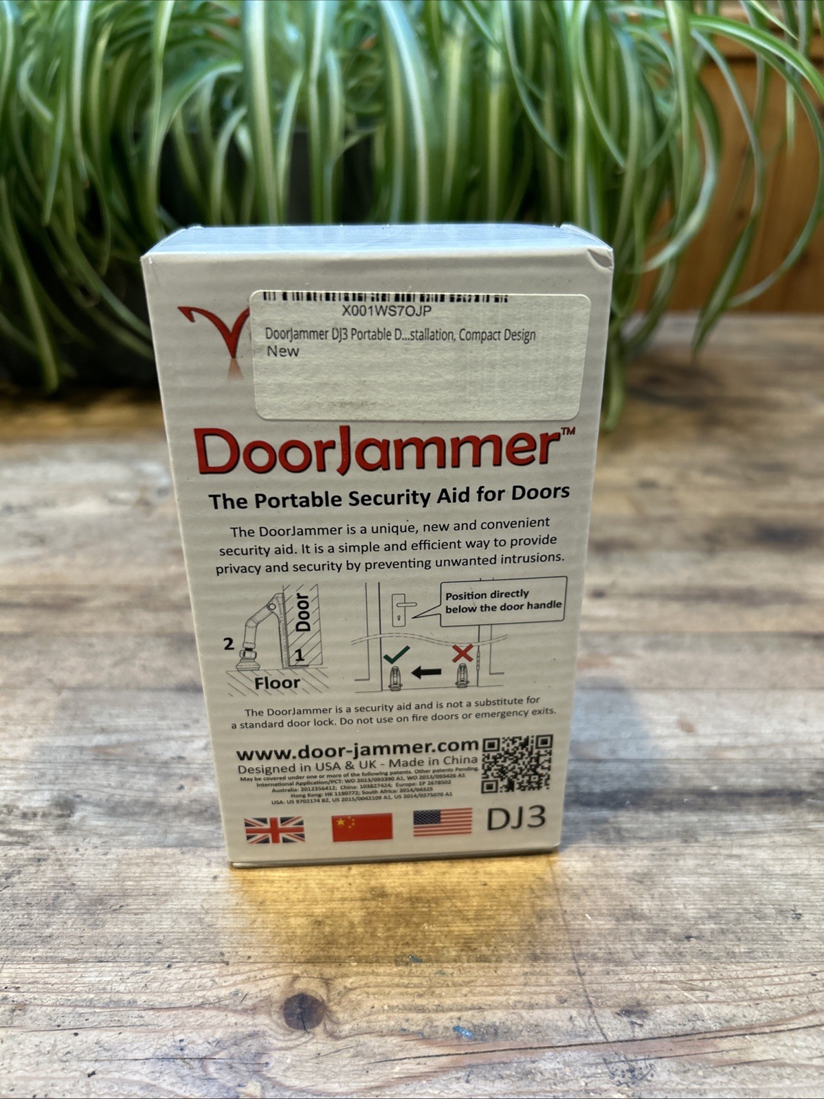 Doorjammer Portable Security Device For Doors