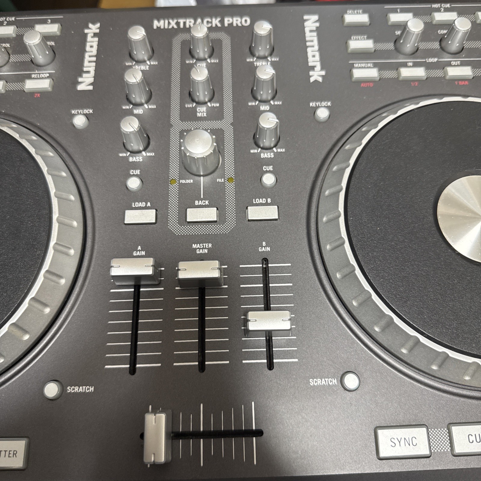Numark MIXTRACK PRO DJ Controller-Not Tested &No Power Adapter