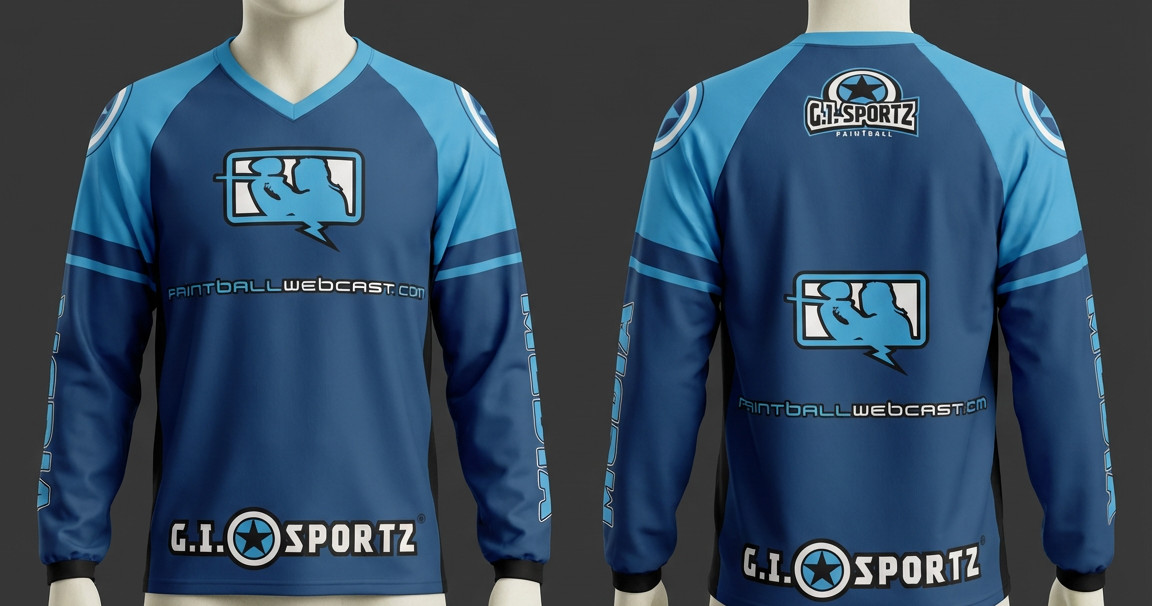 2015 GI Sportz, Paintball.Media Magazine Jersey, Size Large