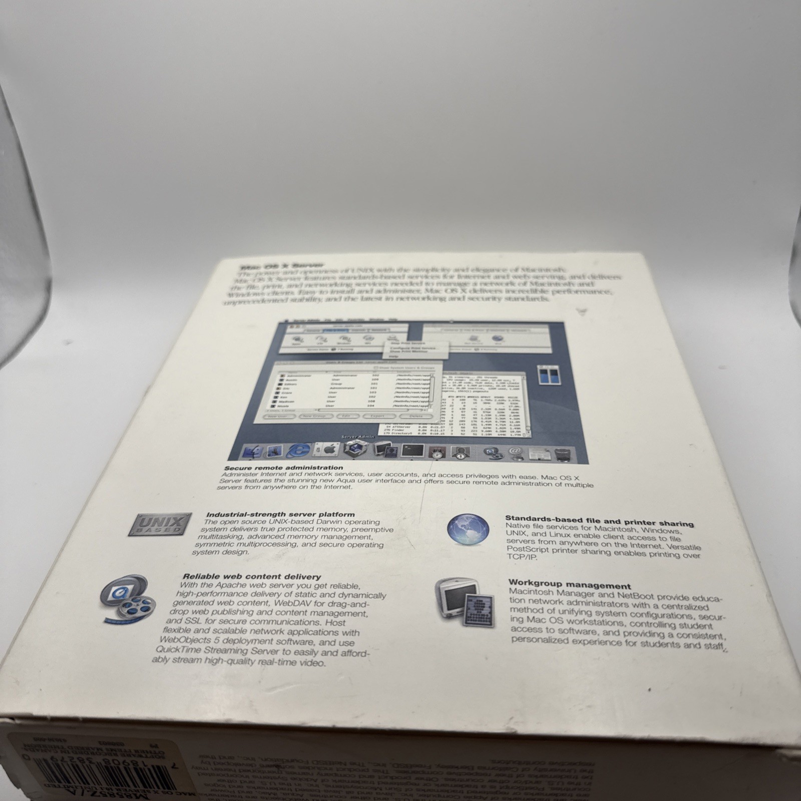 Apple Mac OS X Server 10.1. Unlimited new open box