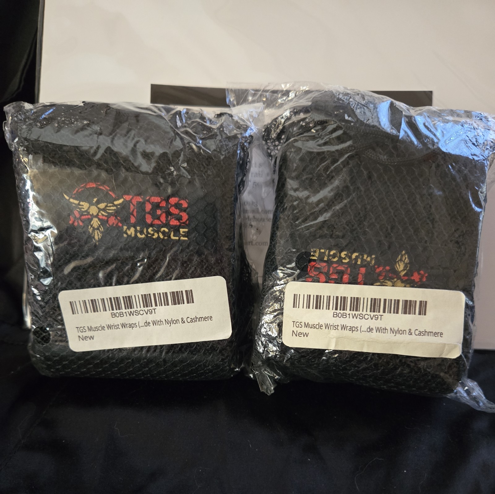 The Gain Squad- TGS Muscle Weightlifting Wrist Wraps 24" Adjustable