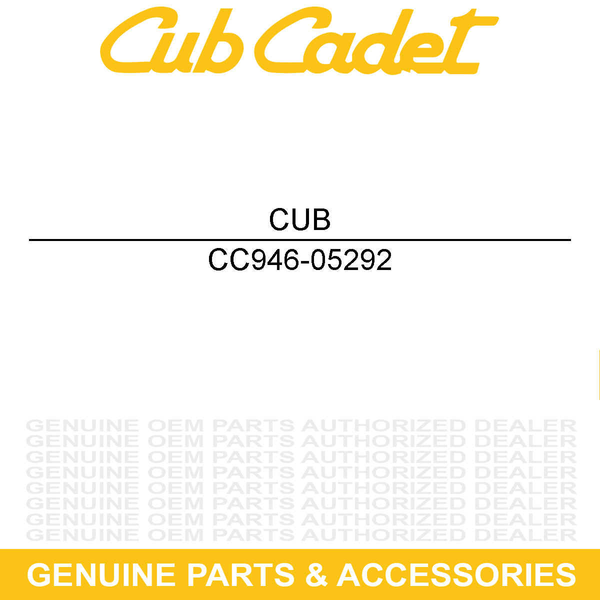 CUB CADET 946-05292 Choke Control Cable Challenger 4x2 400LX 746-05292