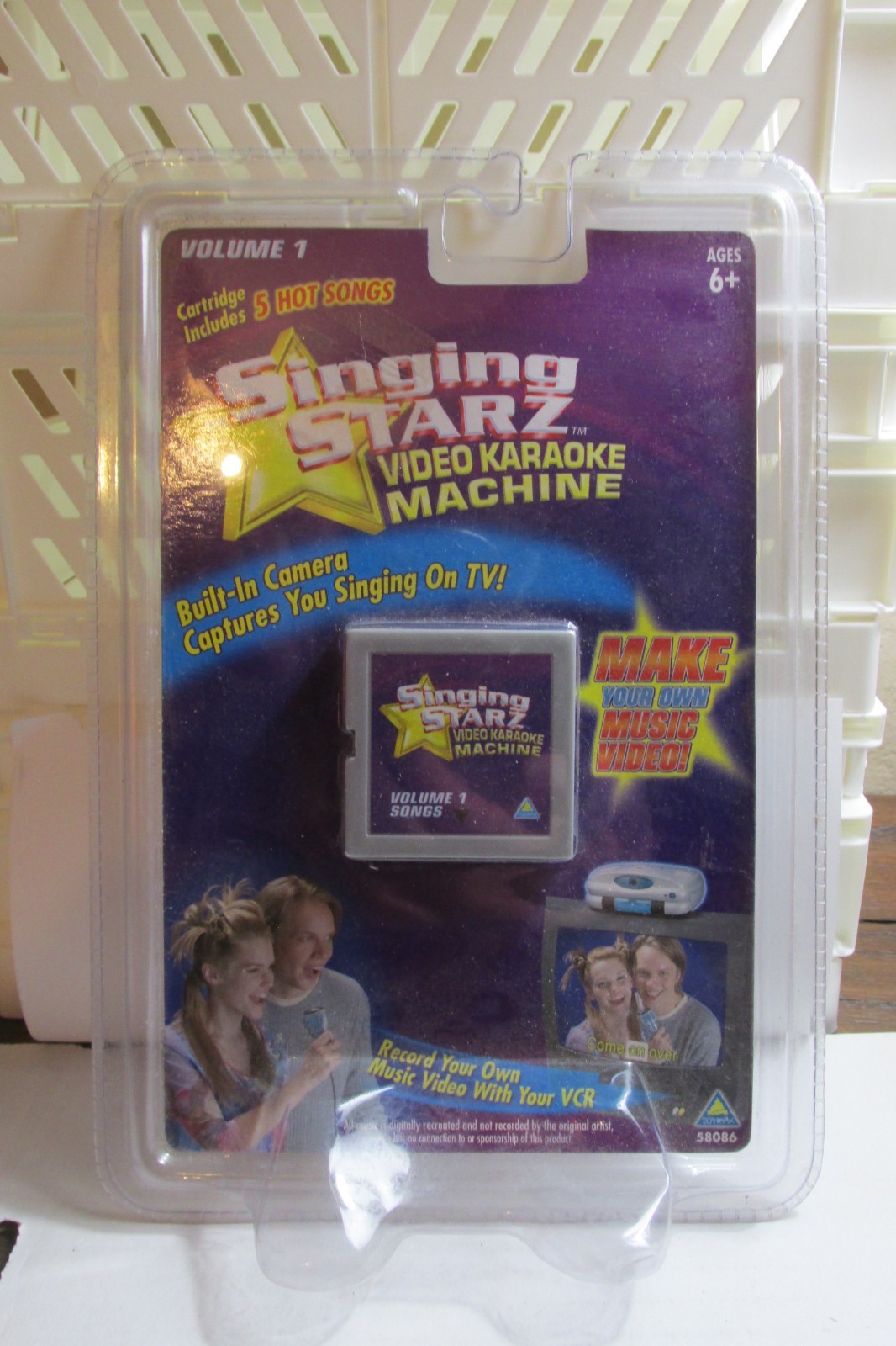 NEW Singing Starz Video Karaoke Machine Cartridge Vol. 1- Brand New NOS VTG Rare