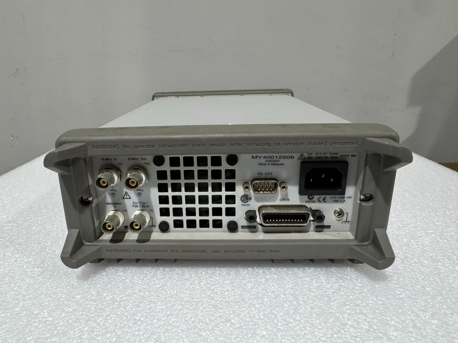 Agilent 33250A Function / Arbitrary Waveform Generator, 80 MHz