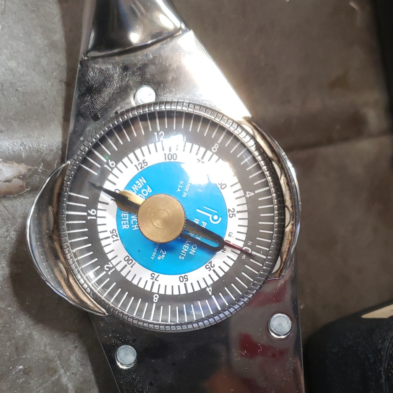 Dial Indicator Torque Wrench 3/8in Drive Non-Ratcheting Metric/SAE