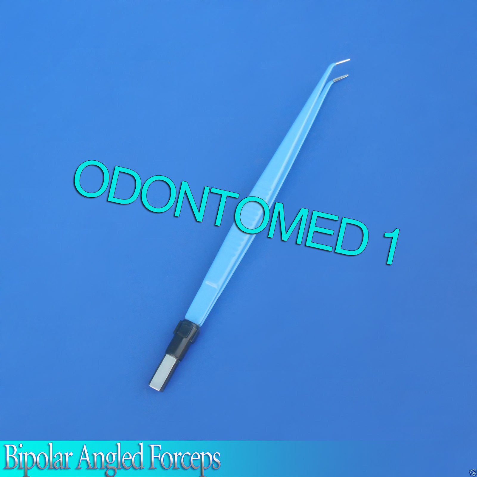REUSABLE BIPOLAR ANGLED FORCEPS 7.75" Electrosurgical Instruments EL-004