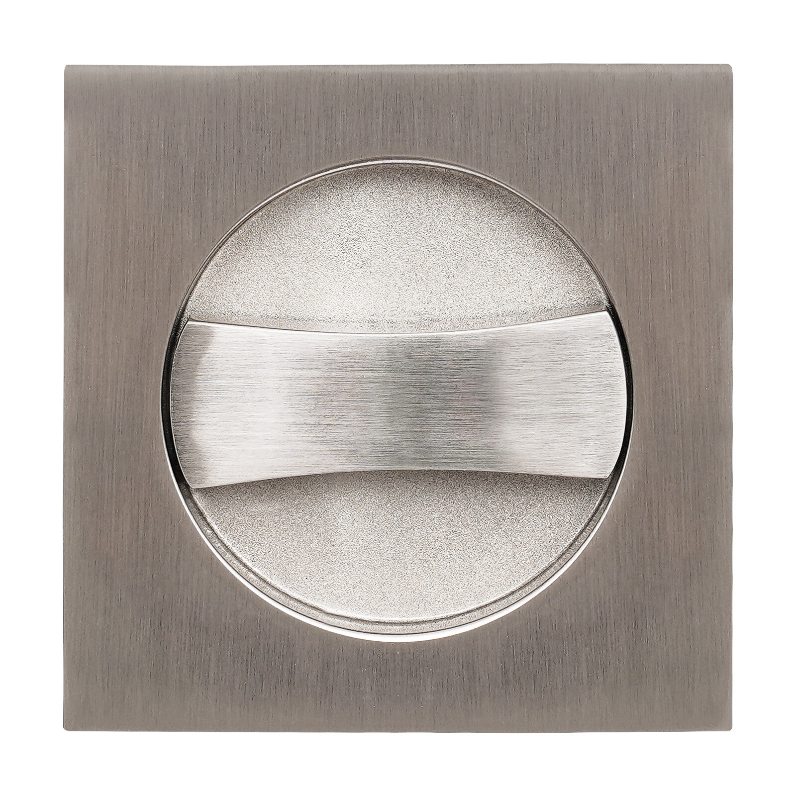 Cavity Sliding door Lock Privacy Function Entry lock Silver Square