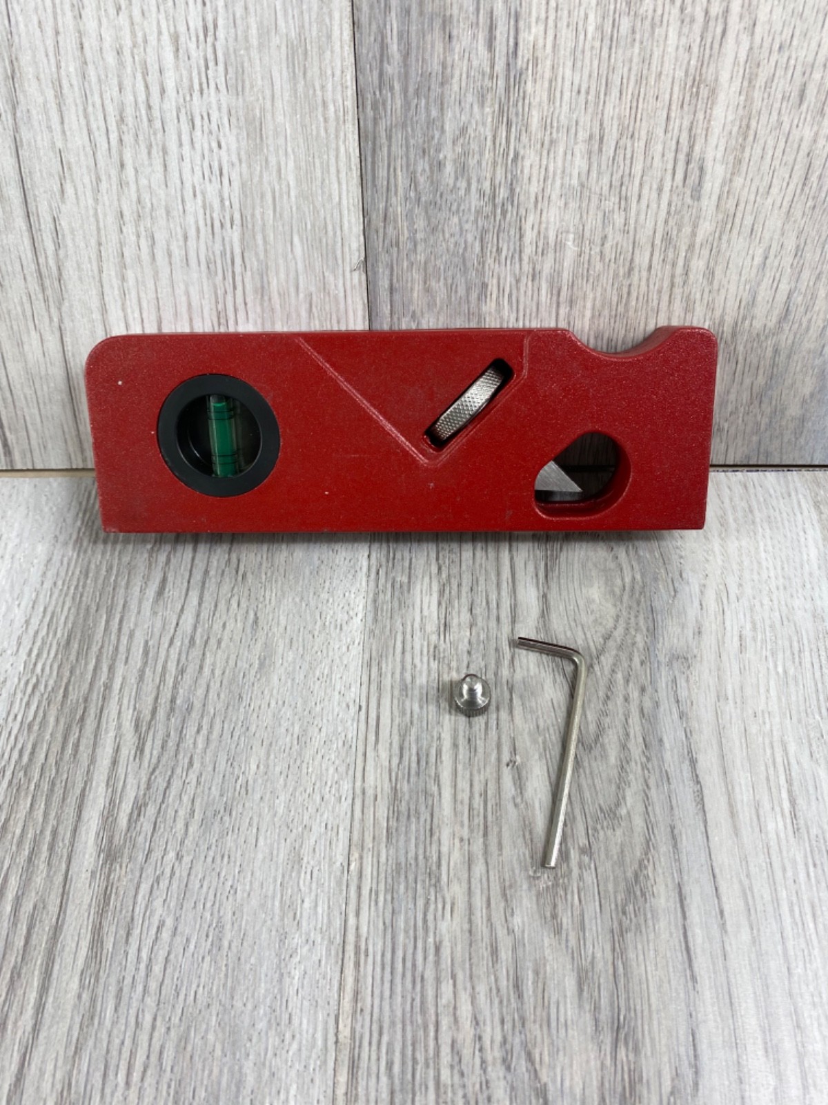 Red Chamfer Plane for Quick Edge Planing and Trimming