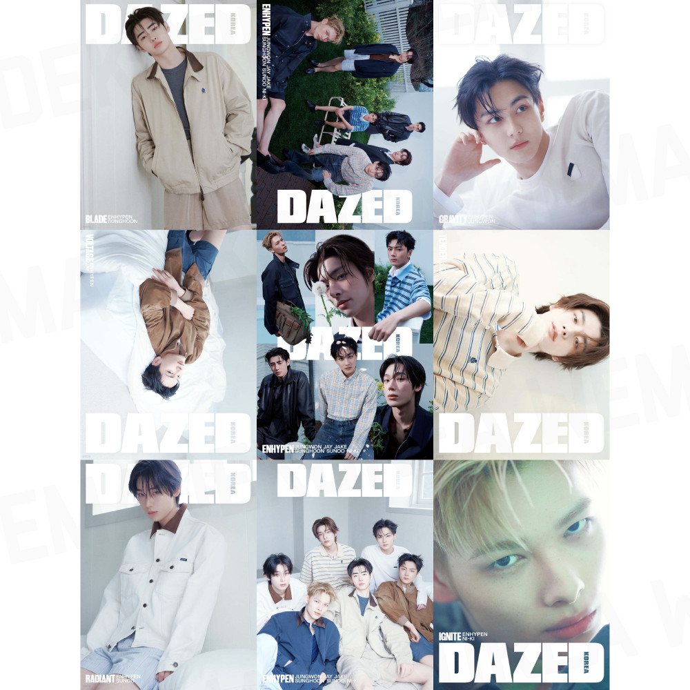 Pre-order Dazed & Confused Magazine May 2026 ENHYPEN Cover Official Goods