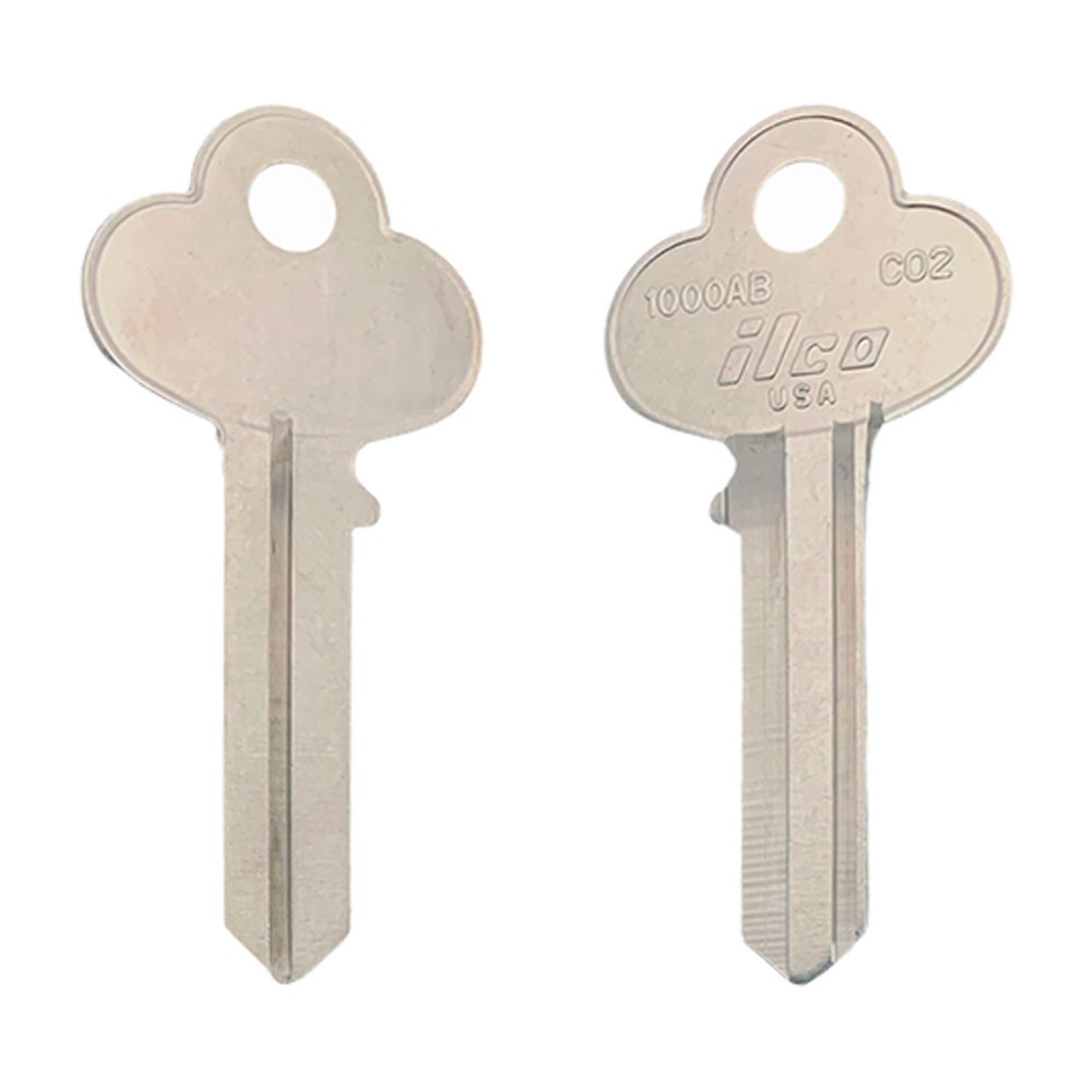 CO2, 1000AB Key Blank 6-Pin Nickel