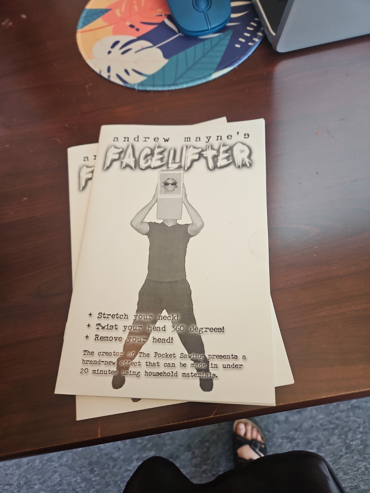 Facelifter - Magic Booklet By Andrew Mayne 2002