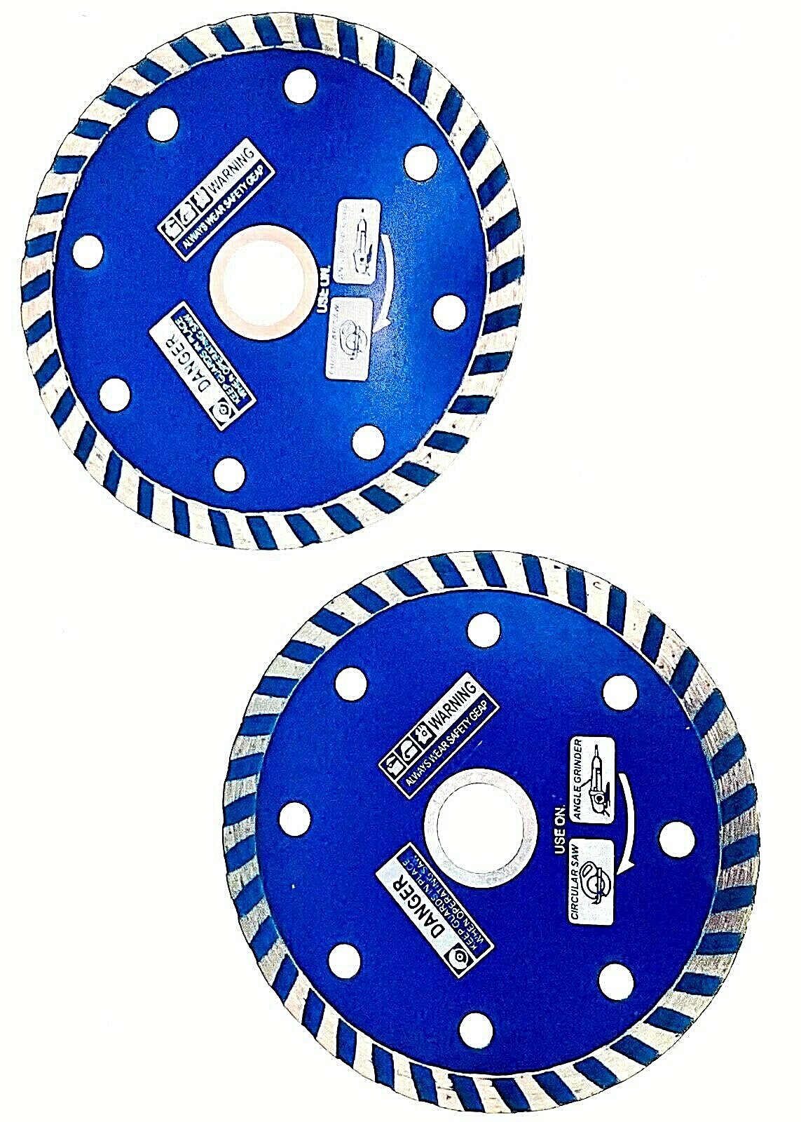 4" Diamond Saw Blade for masonry materials 2PK