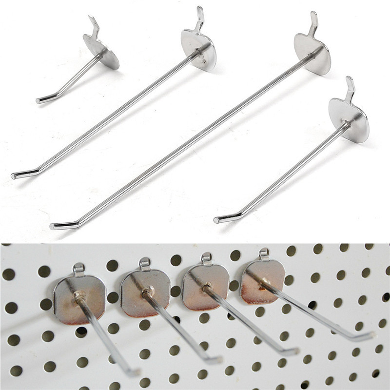 10PCS Peg Board Wall Hooks Shop Garage Storage Shop Shelf Hanging Tool Display