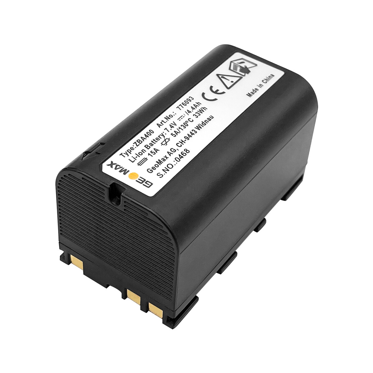 NEW GEOMAX ZBA400 BATTERY FOR GEOMAX ZT80 TOTAL STATION