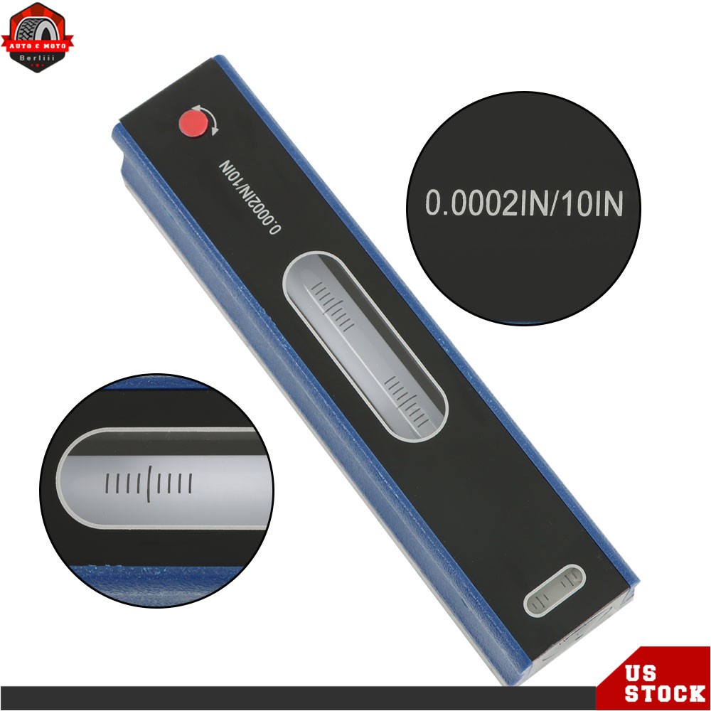 MASTER PRECISION LEVEL 8" FOR MACHINIST TOOL 0.0002''/10''
