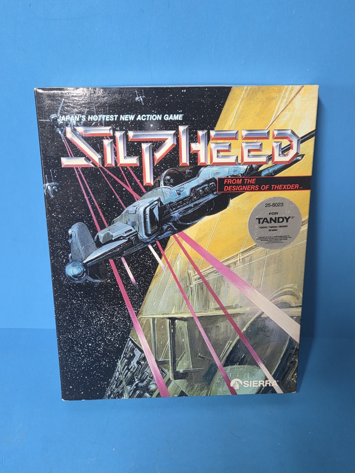 Tandy Silpheed Cat.No. 26-3054 Complete Boxed PC Game 5.25" & 3.5" Floppy Sierra