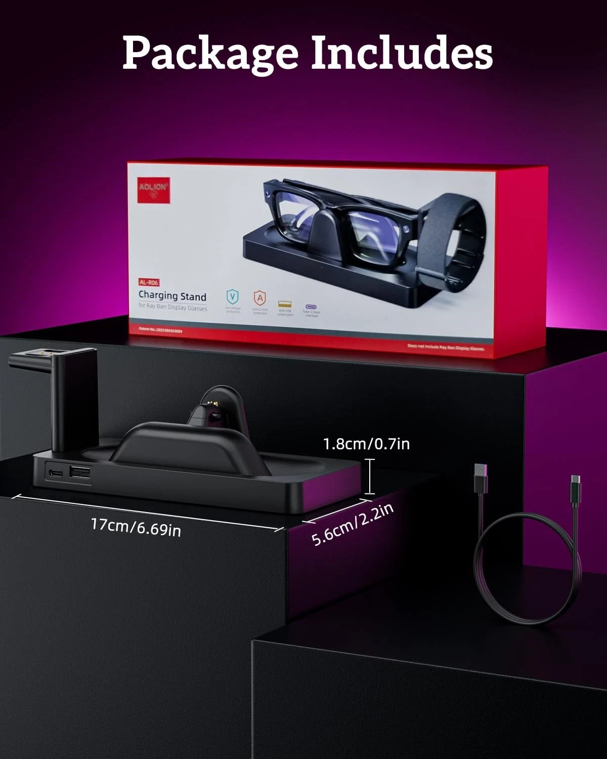 Charging Dock for Meta Ray-Ban For Display & Neural Band