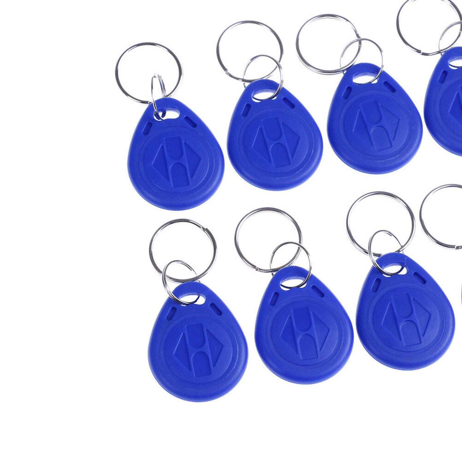 10Pack TK4100 keychains 125KHZ RFID proximity id card token tags key fobs