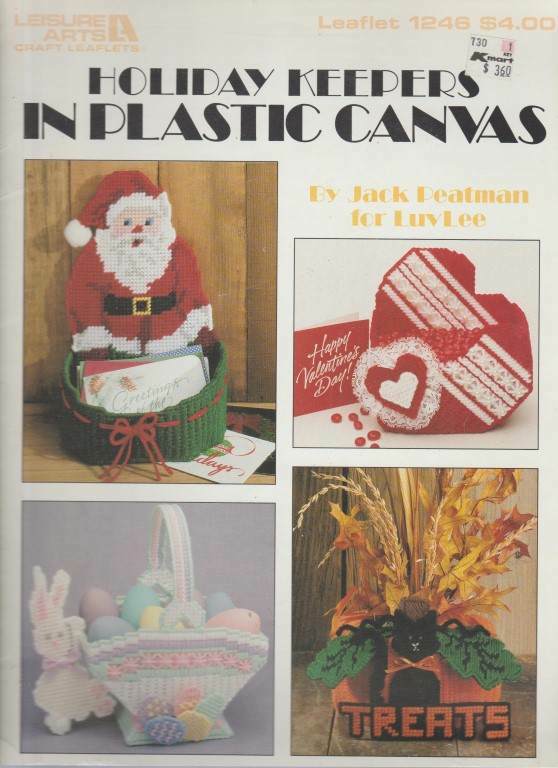HOLIDAY KEEPERS IN PLASTIC CANVAS CUTE DESIGNS!!!