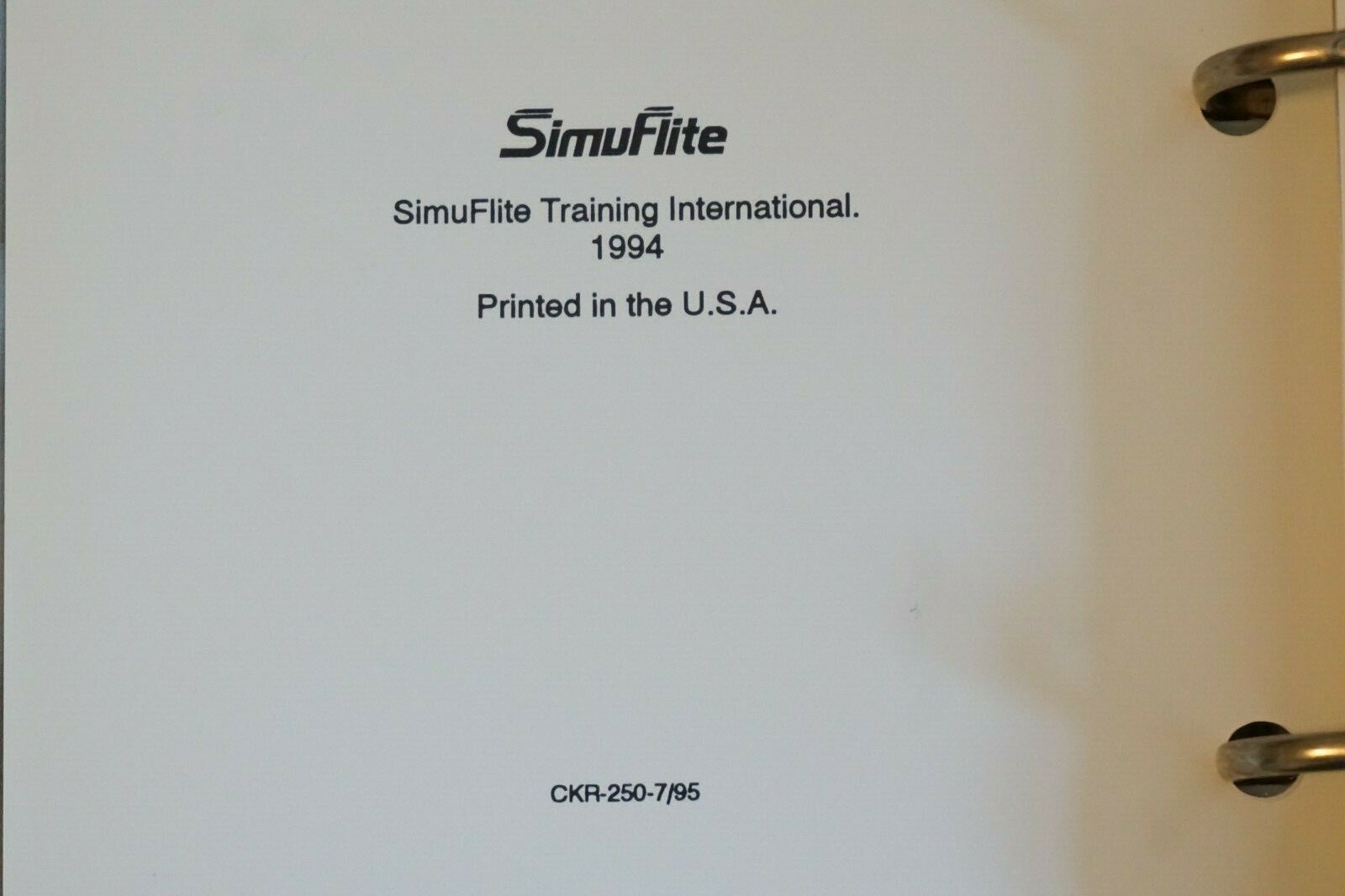 SimuFlite Learjet 24 25 Cockpit Reference Handbook