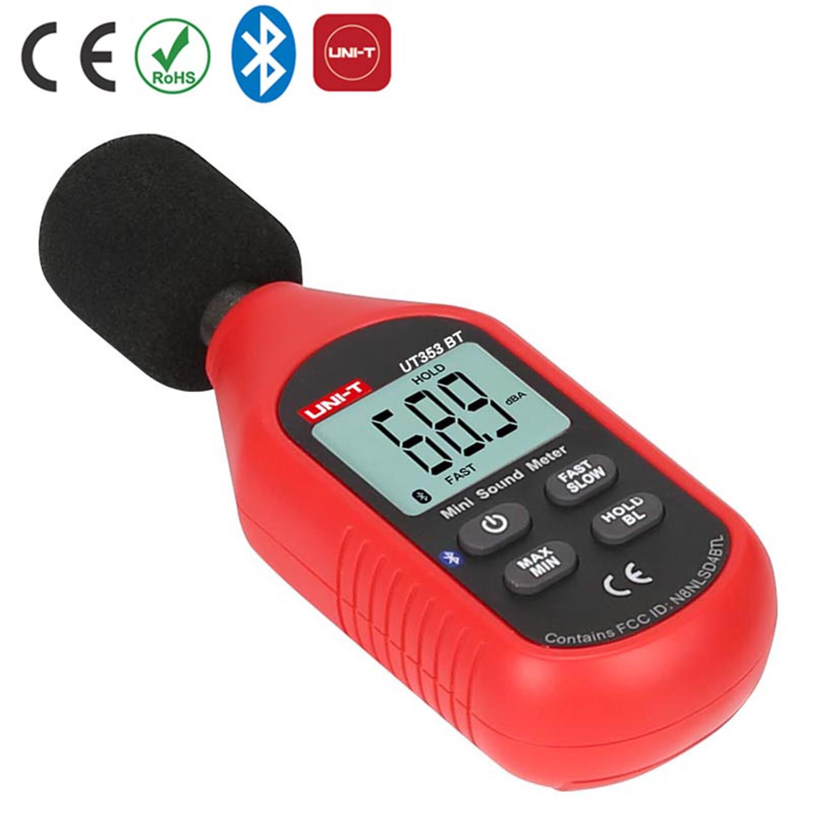 UNI-T UT353-BT Mini Sound Level Meter Adjustable Sampling RateLCD Backlight