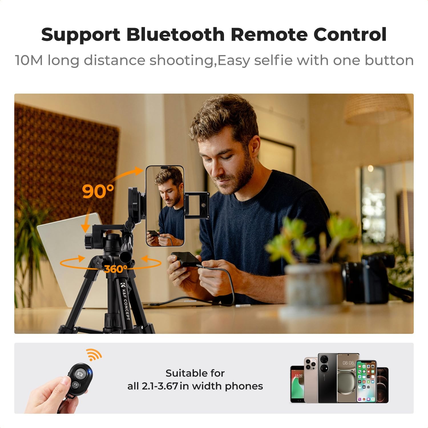 25" Mini Desk Tripod for Camera Video