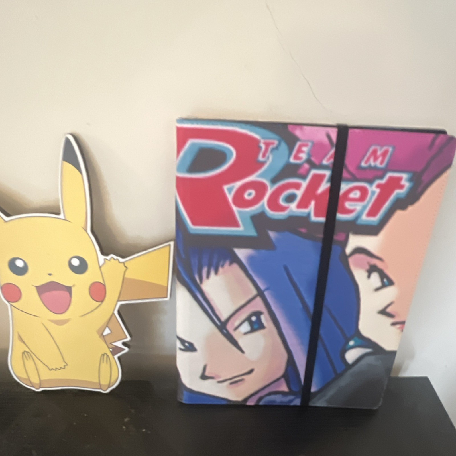 Pokémon Team Rocket 9-Pocket Multicolor Binder Pikachu Gyarados Card Album