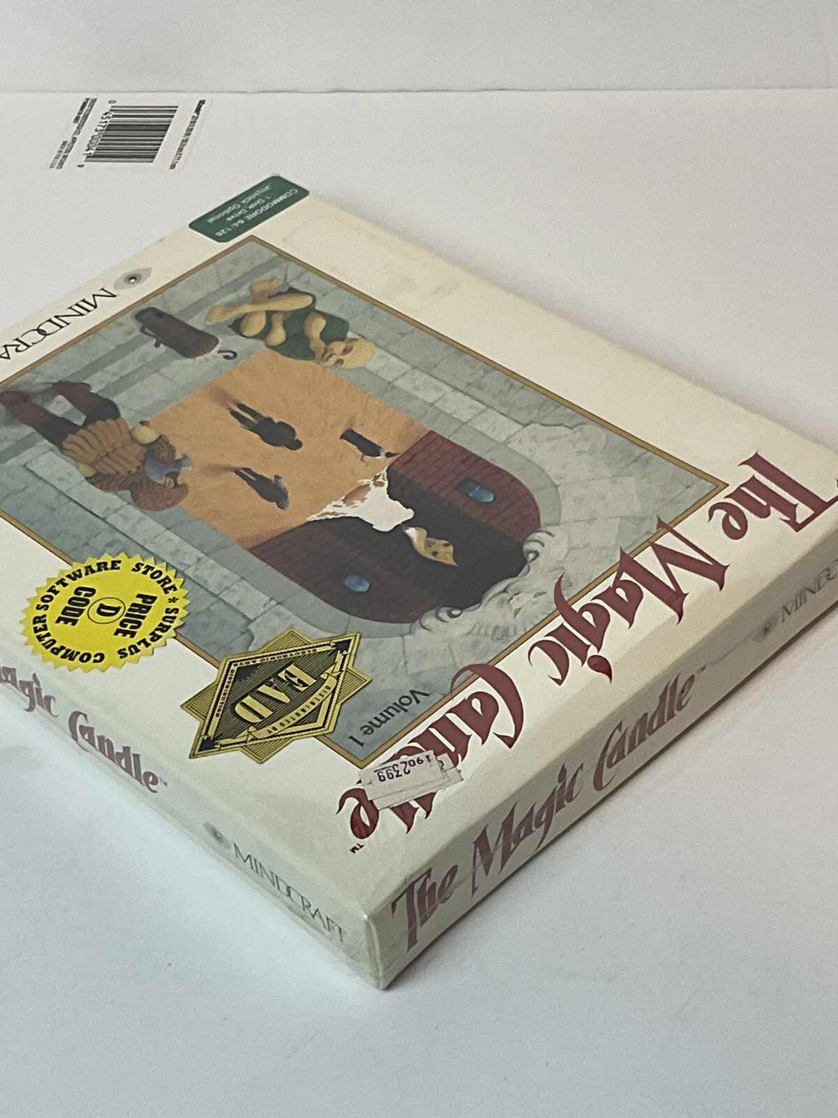 Vintage Commodore Software THE MAGIC CANDLE Mindcraft NIP Sealed