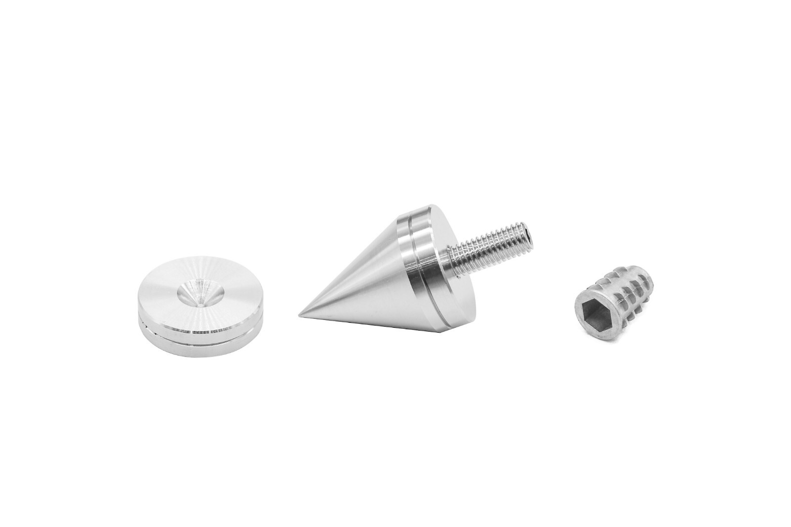 Stainless Steel  HIFI Speaker Isolation Stand Feet Pad 3 cm