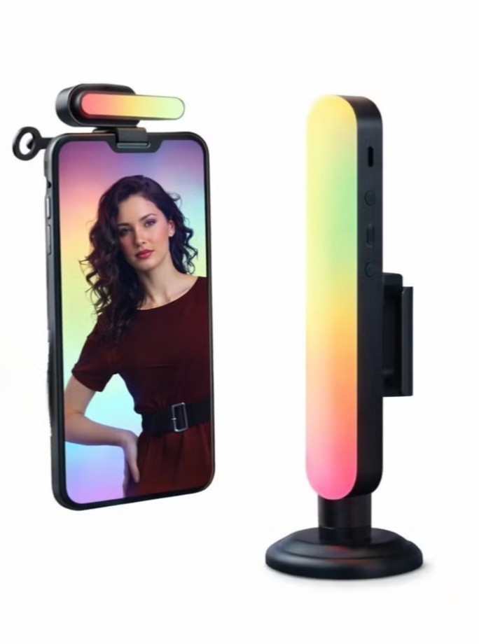RGB MJ21 Magnetic Fill Light Type Charging 5%-100% Brightness NEW in Opened Box