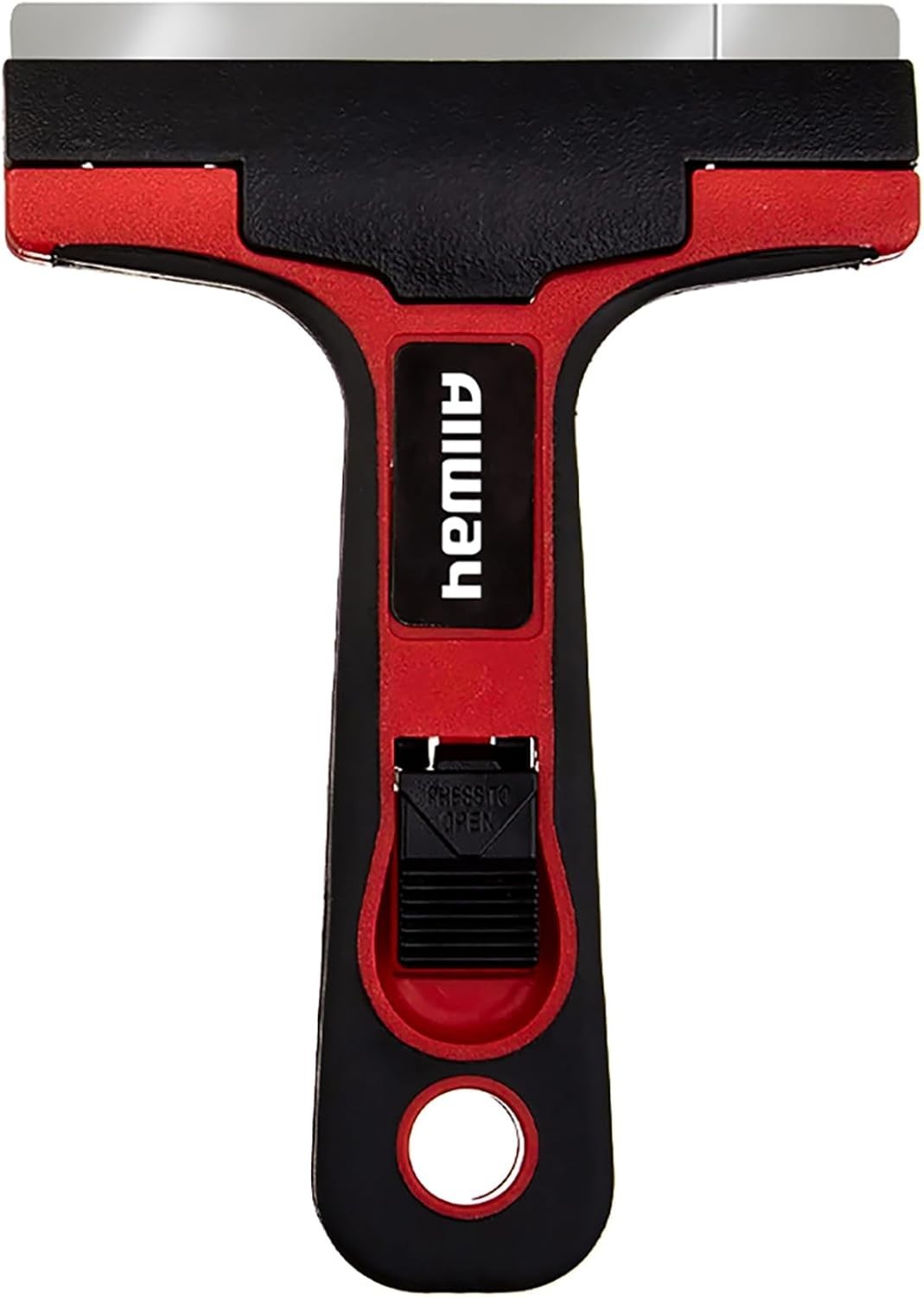 Durable 4-Inch GTS Glass & Tile Scraper with Quick Push-Button Blade Change
