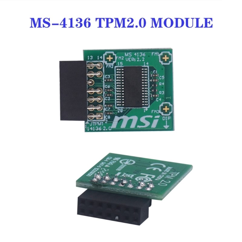 TPM Security Module TPM2.0 MS-4136 Trusted Platform Module Computer Adapter