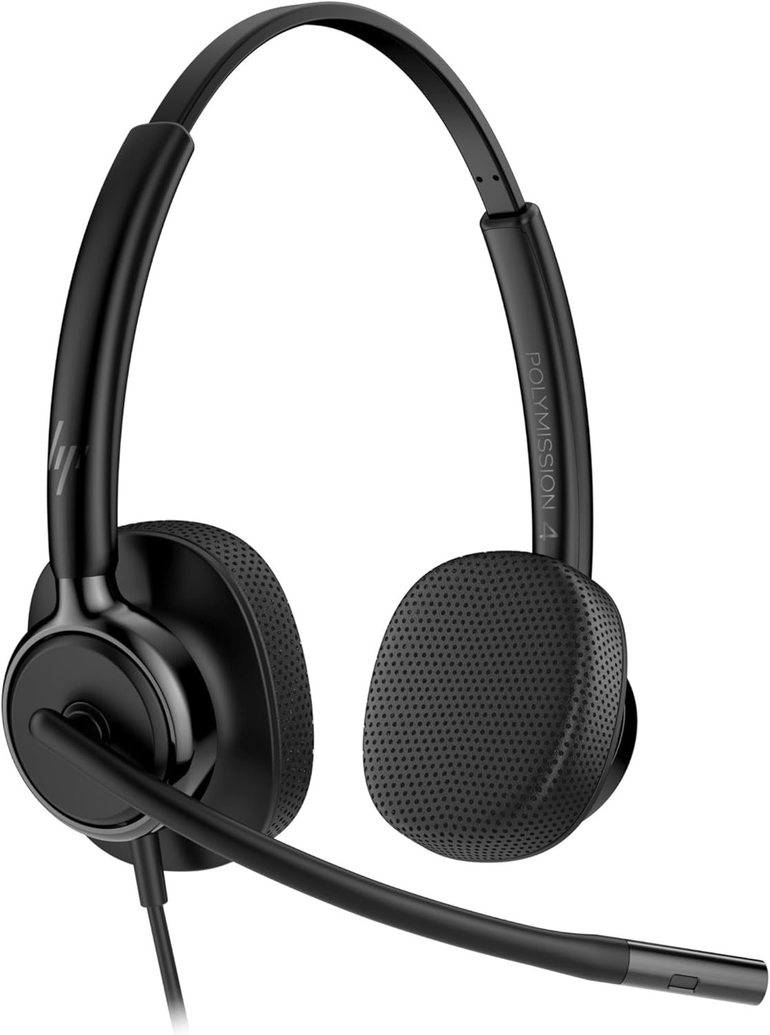 HP Poly Mission 420 Stereo USB Wired Headset with AI noise cancellation