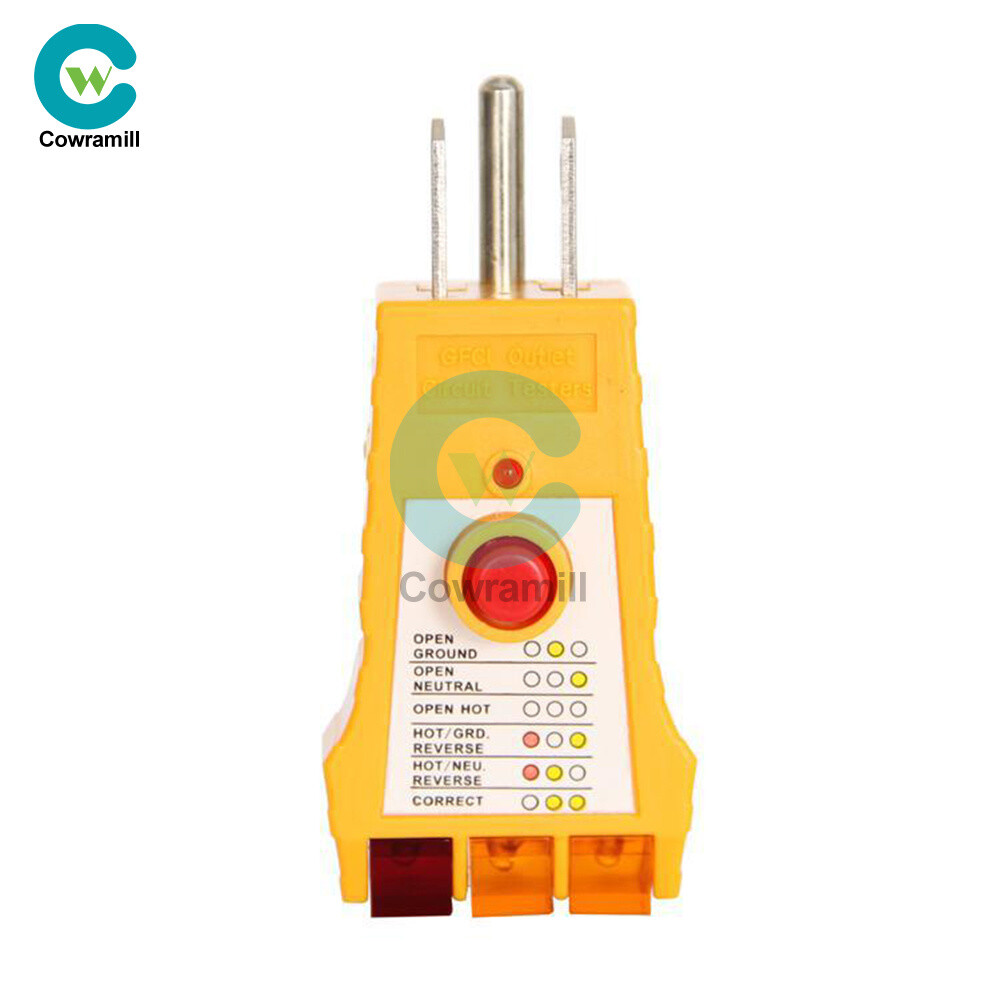 AC Electrical Outlet Receptacles Socket Tester Voltage Current Checking Tester