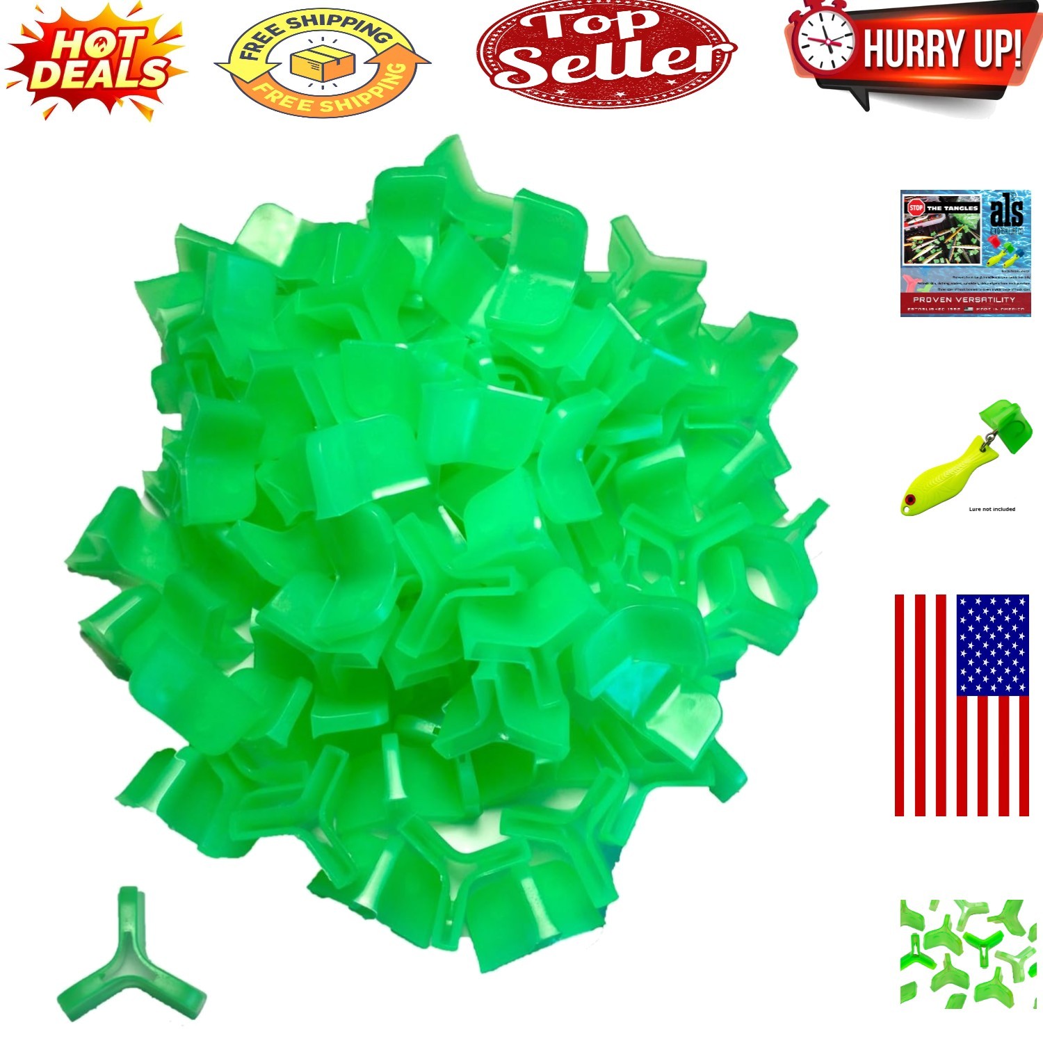 AL's Goldfish 100PCS Treble Hook Safety Bonnets