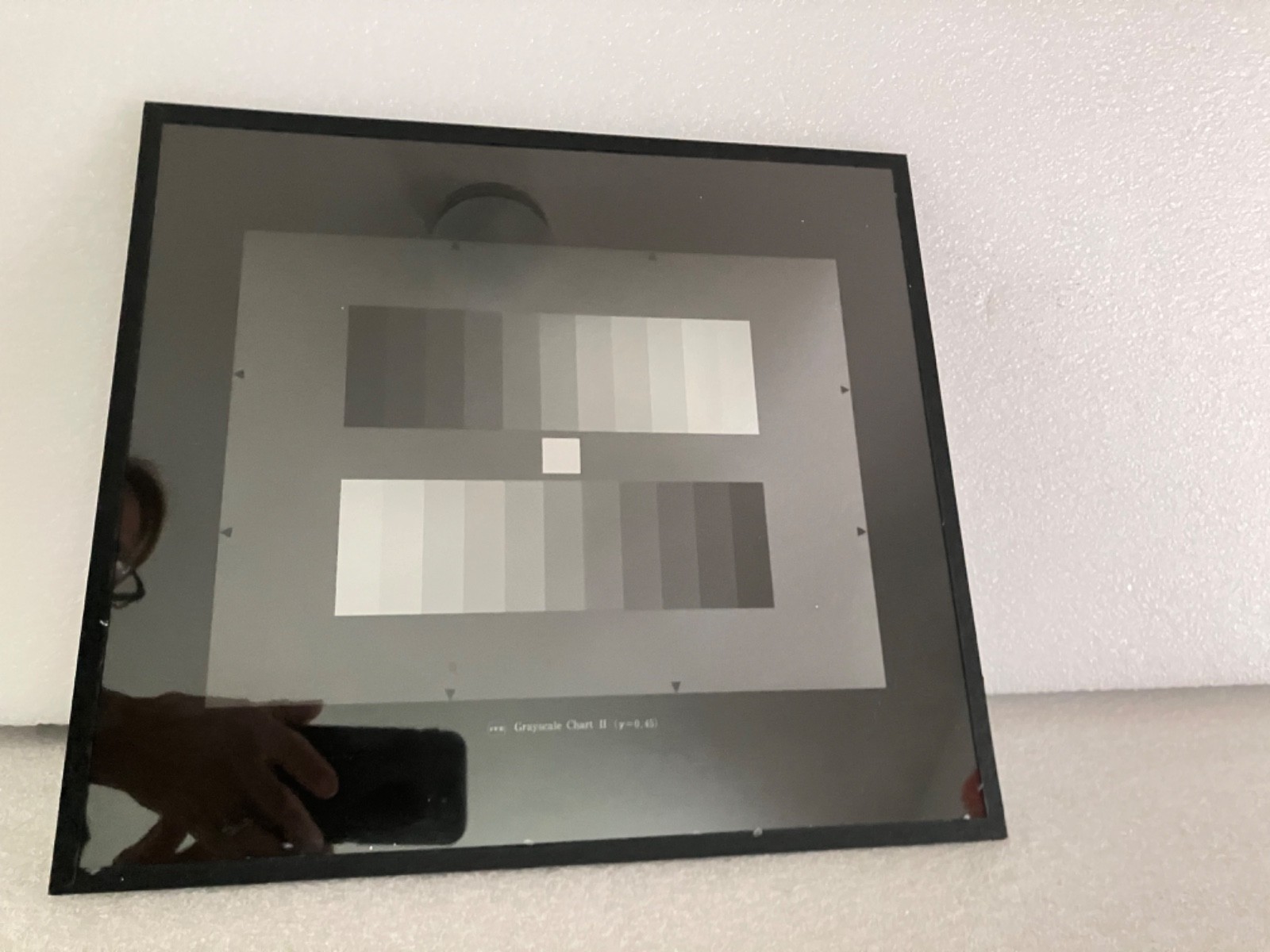 Grayscale Chart II  (y=0.45) 11x14" Glass