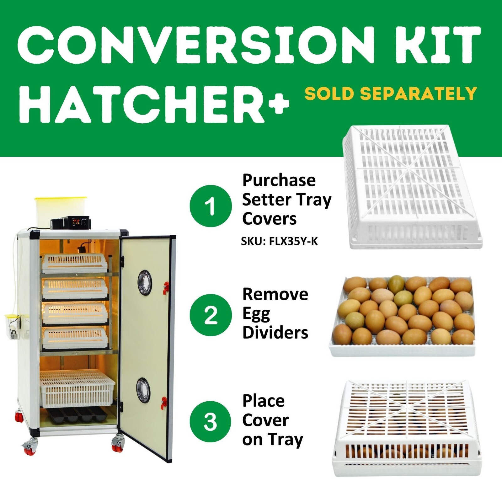 HB175 S - Egg Incubator - Setter