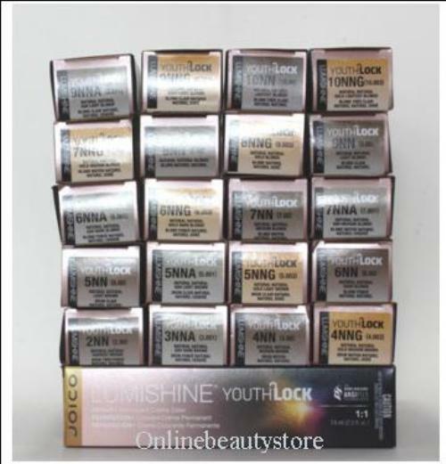 JOICO LUMISHINE YOUTHLOCK REPAIR+ PERMANENT CRÈME COLOR 2.5 OZ, (Choose Color)