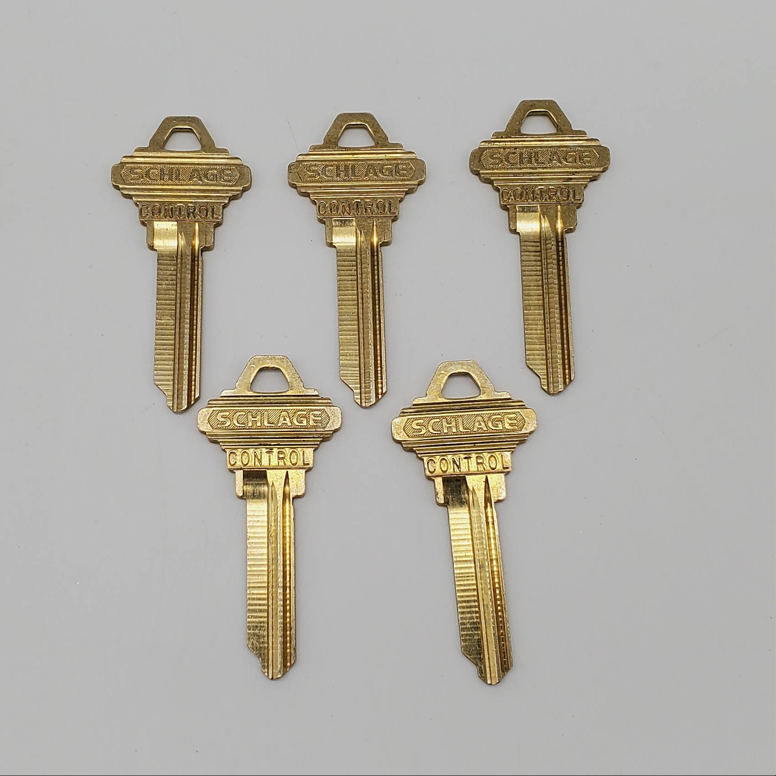 Schlage Classic Control Key 35-056 K Key Blanks Nickel Silver 6 Pin Lot Of 5 NOS