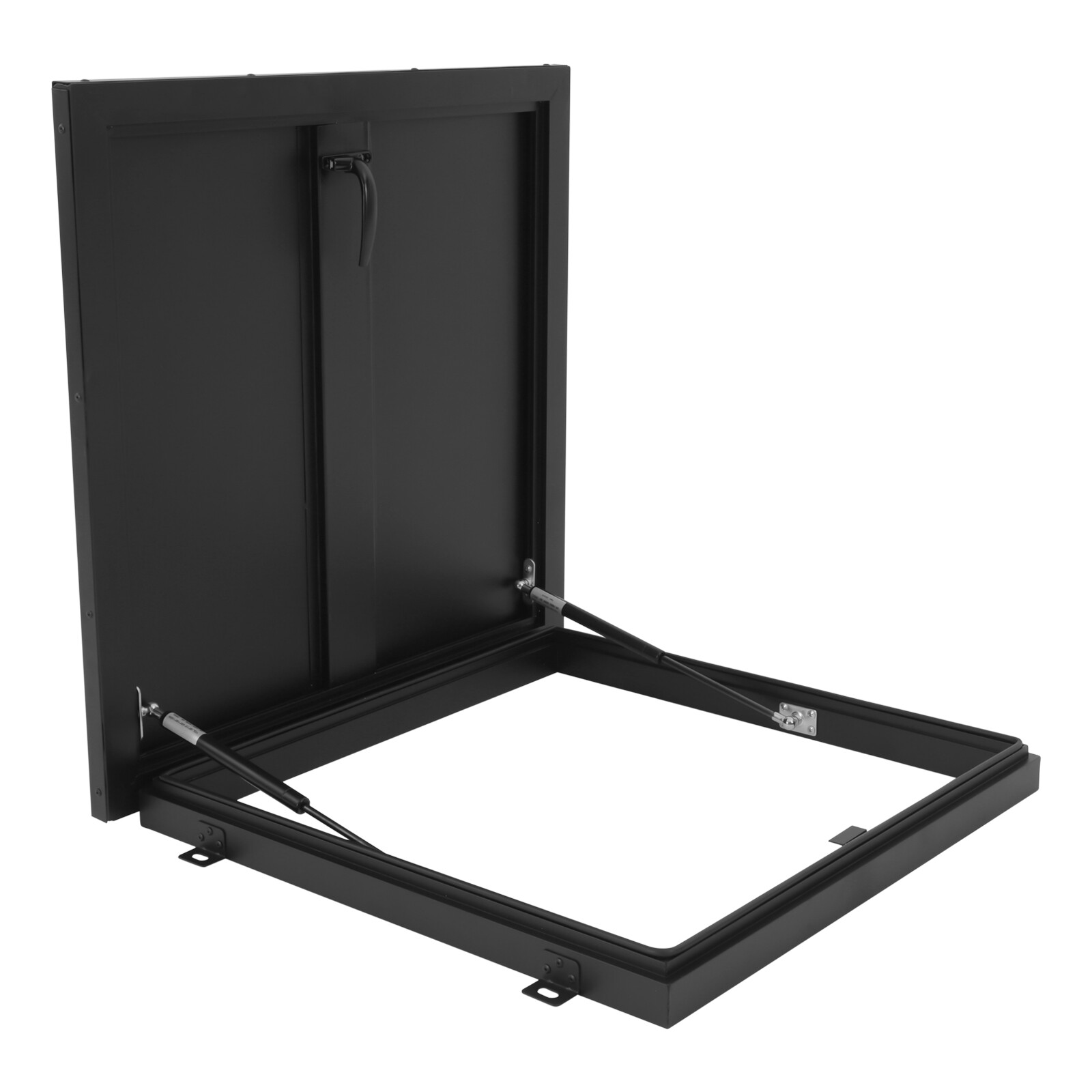 Industrial Galvanized Roof Access Hatch 24"L x 24"W Black