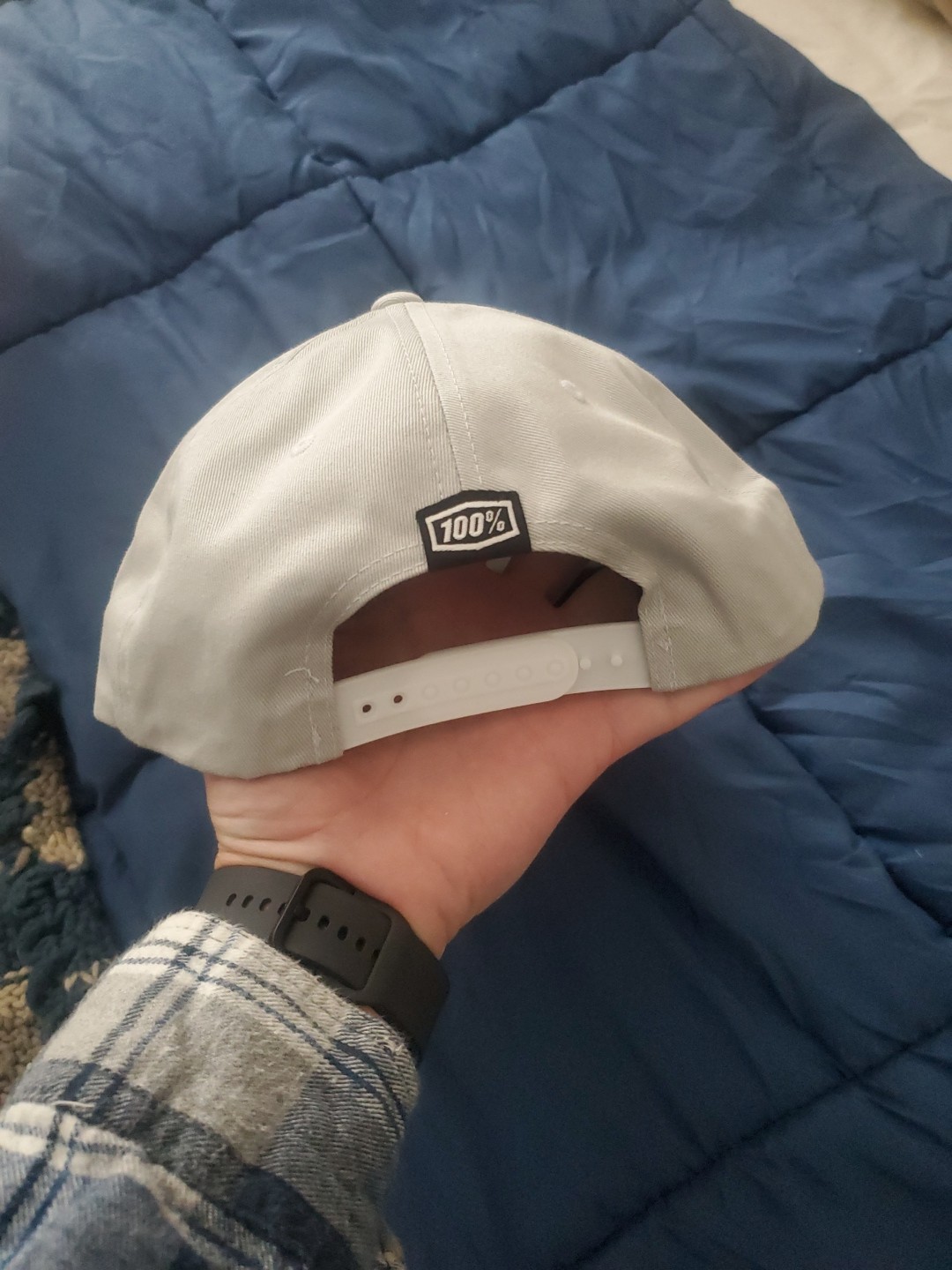 100% Cornerstone Hat - Light Gray - One Size Fits Most