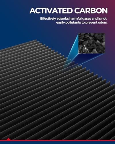 Cabin Air Filter with Activated Carbon, CF11671 Replacement for 2Pcs-CF11671