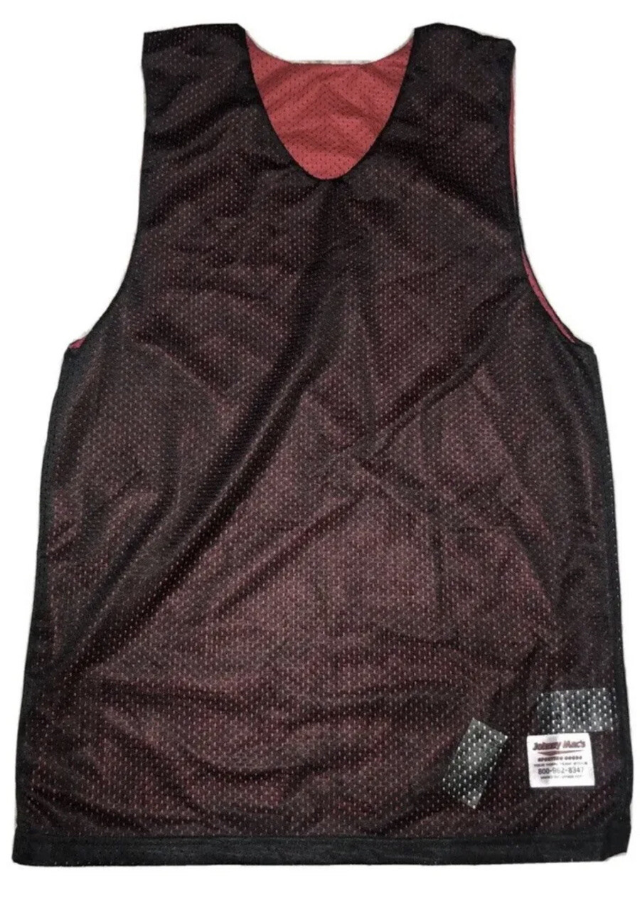 Basketball/Baseball 560R Extreme Reversible Jersey Adult X-Large Black/Red-NEW