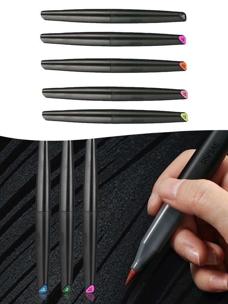 DSPIAE Water-based Soft Tip Marker Pen for Plastic Model Hobby DIY Coloring 5k
