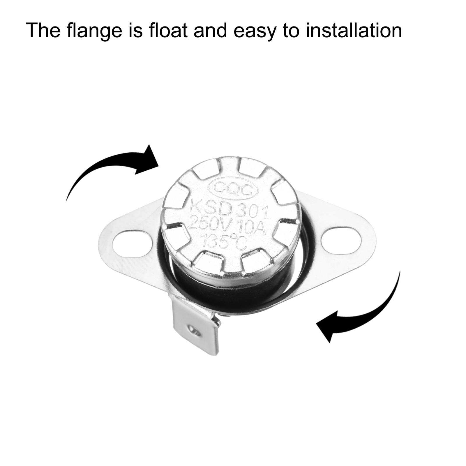 8 x Temperature Control Switch Thermostat 135°C 10A Normally Closed