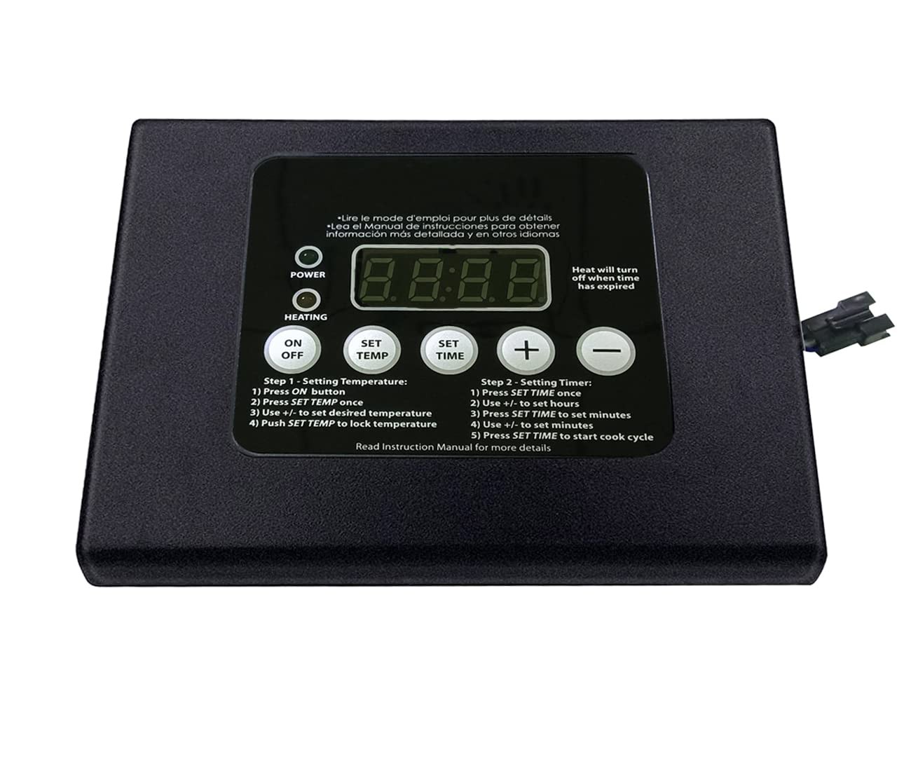 Digital Control Panel for masterbuilt, with LED 990050048, Black