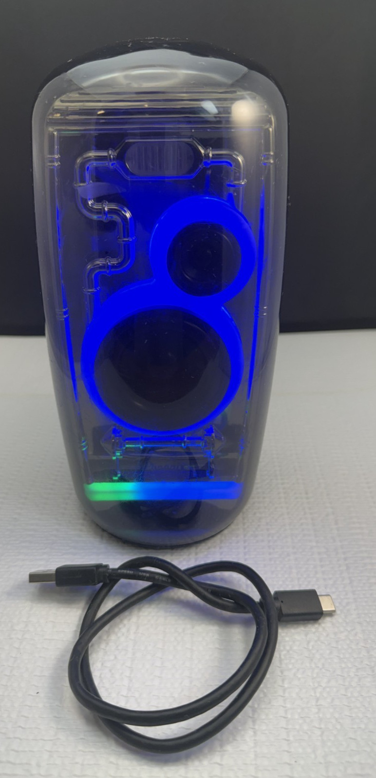 iPhoenix IP 360 Bluetooth RGB Light FM Water Resistant Speaker - Black