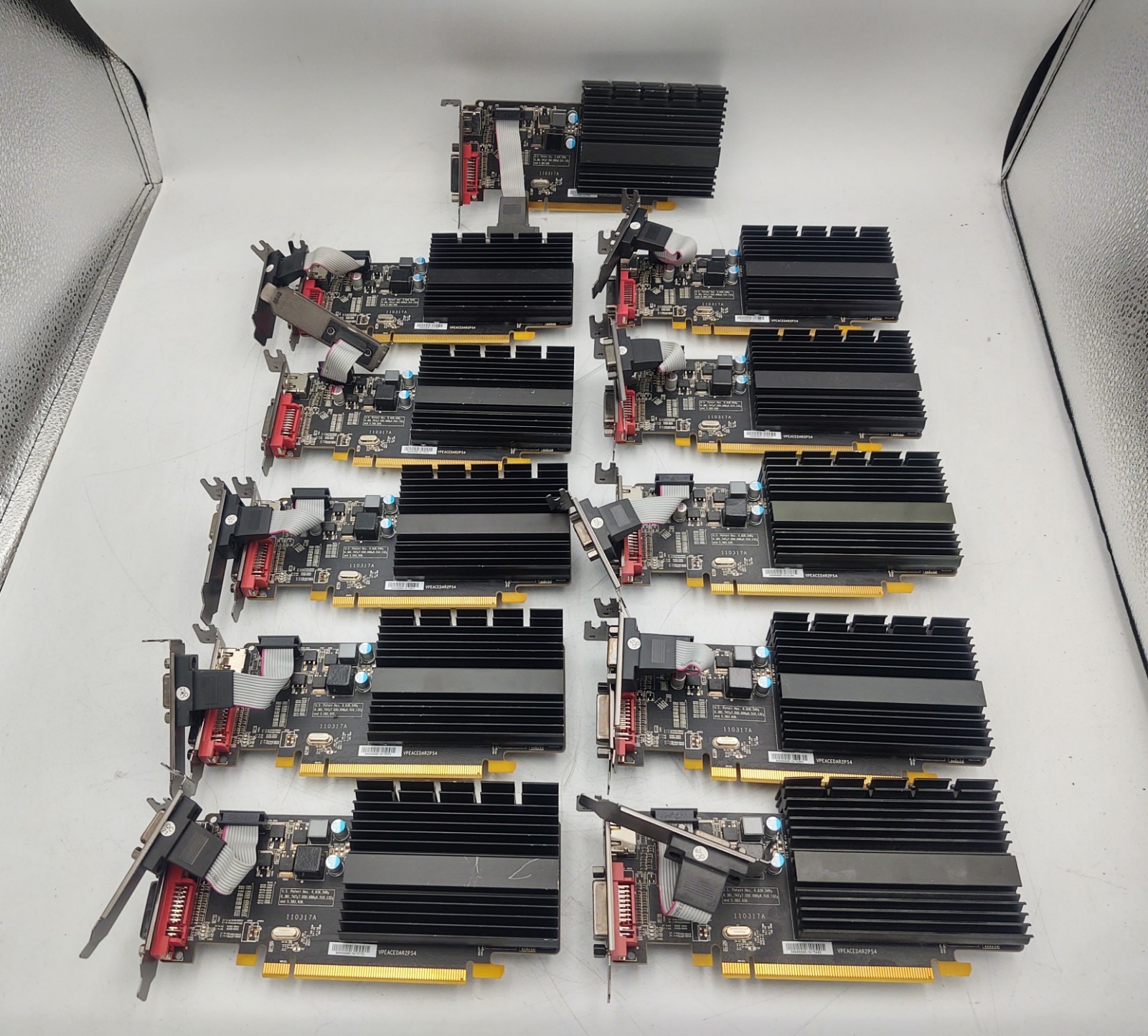 LOT OF 11 XFX Radeon HD-545X-YQ HD 5450 512MB DDR3 Graphic Video Card