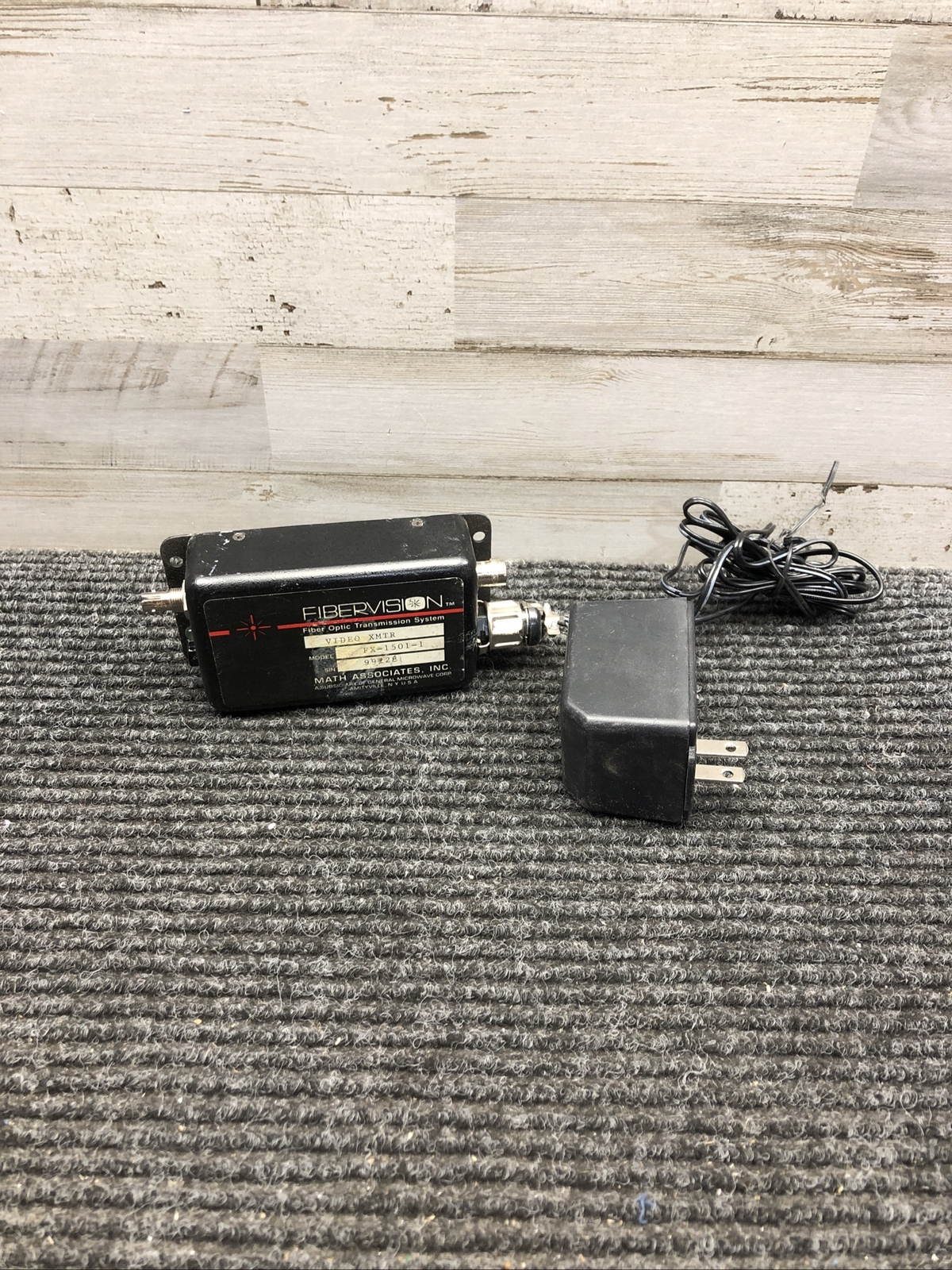 Used FiberVision FX-1501-1 Video XMTR Fiber Optic Transmission System