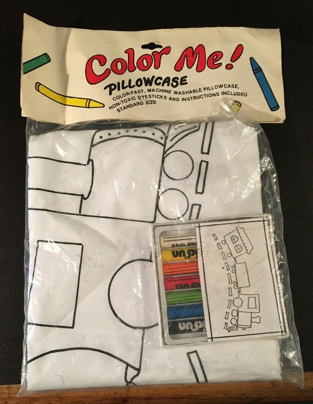 Color Me!  Pillowcase, Train